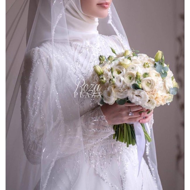 Букет невесты «Свадебный» - салон «Roza Plaza» в Грозном